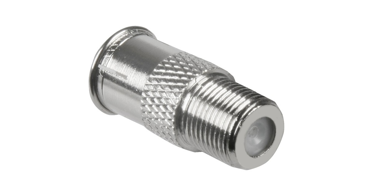 goobayAdapter F-aansluiting naar Coax-aansluiting  (Zilver)