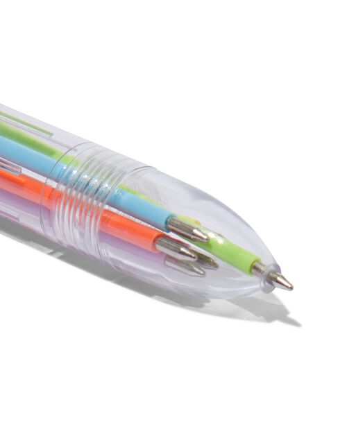 stylo 6 couleurs pastel