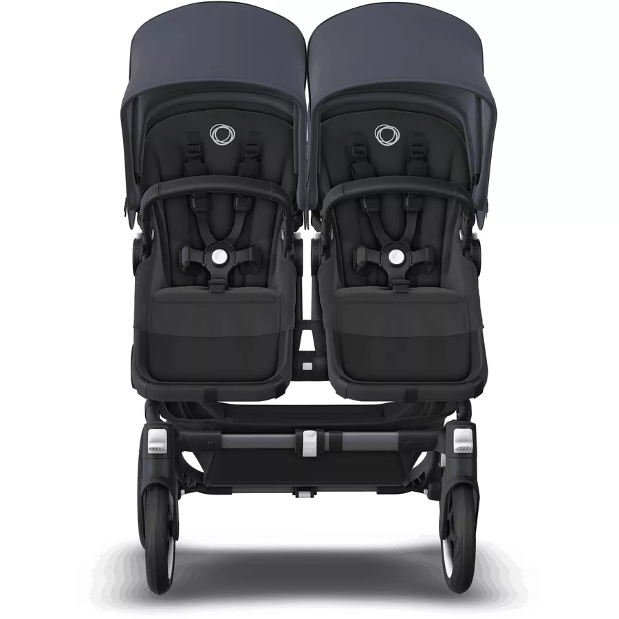 bugaboo Zwillingswagen Donkey 5 Twin Complete GraphiteStormy Blue