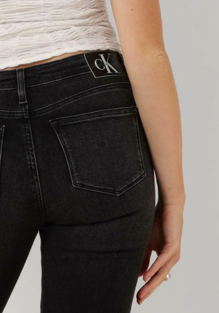 CALVIN KLEIN zwarte calvin klein skinny jeans mid rise skinny