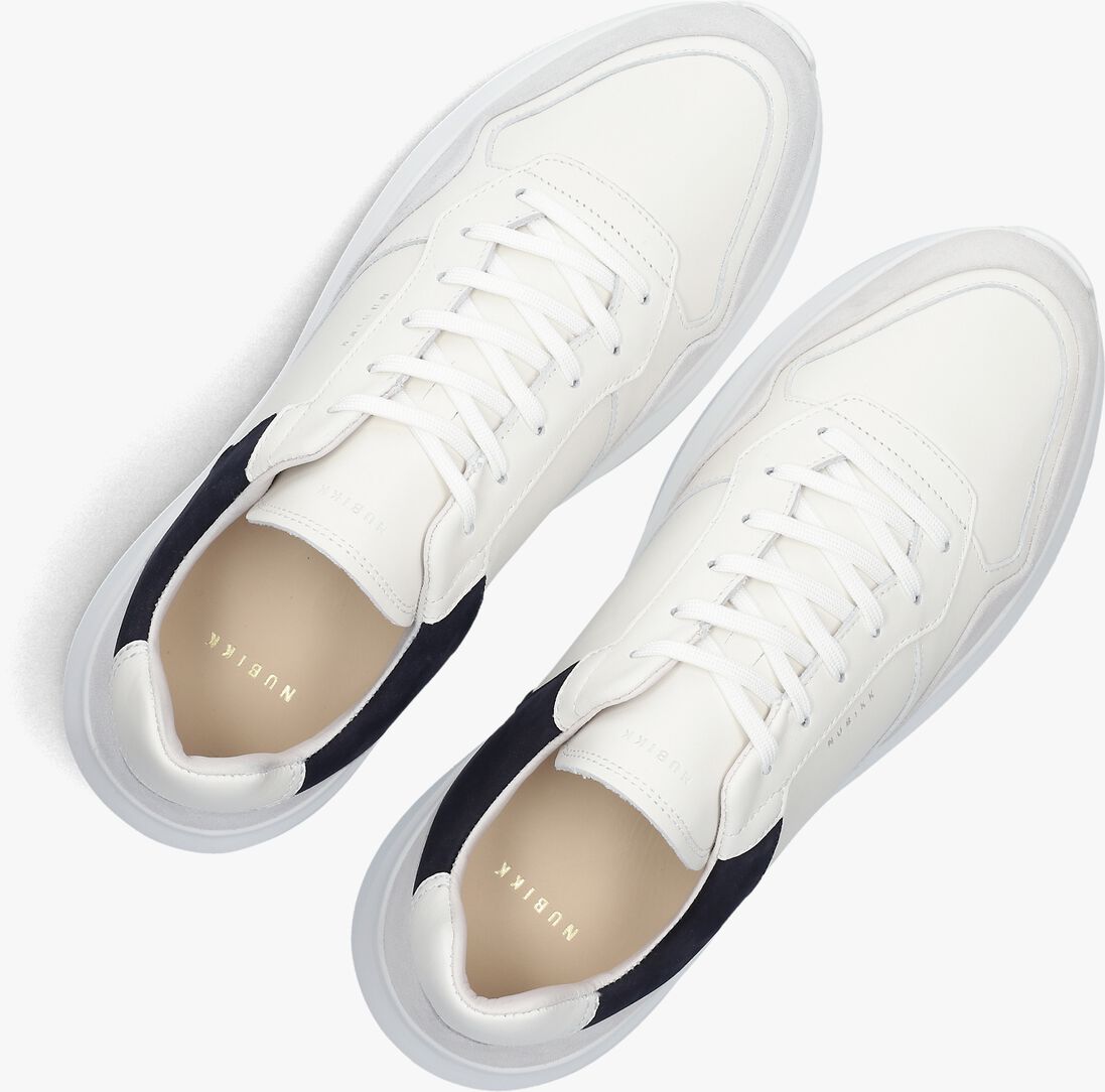 witte nubikk lage sneakers rock road wave