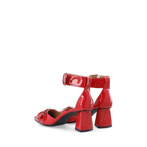 Bianco BIAMaralyn Buckle D'orsay Pumps, Red, 41