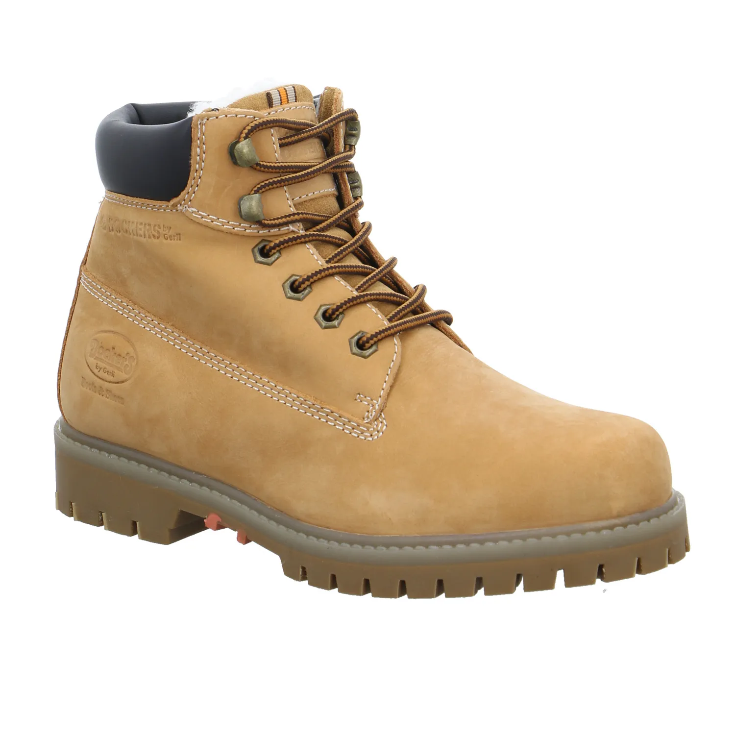DOCKERS Winter-Boots Beige Leder
