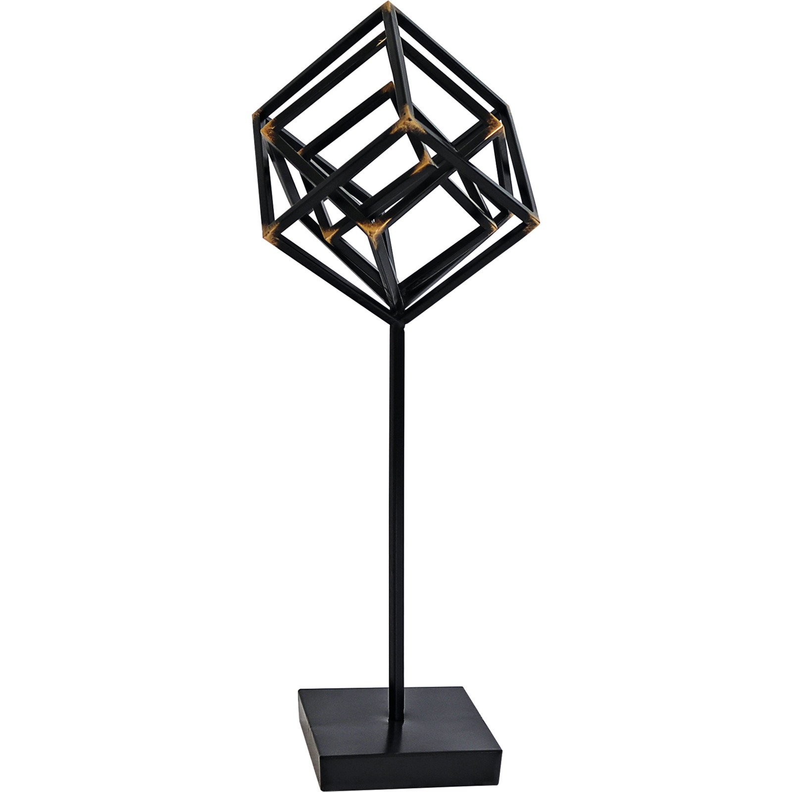 Dekofigur Quadro Metall 19 x 50 cm