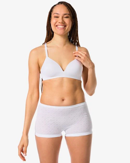 lot de 2 slips femme blanc