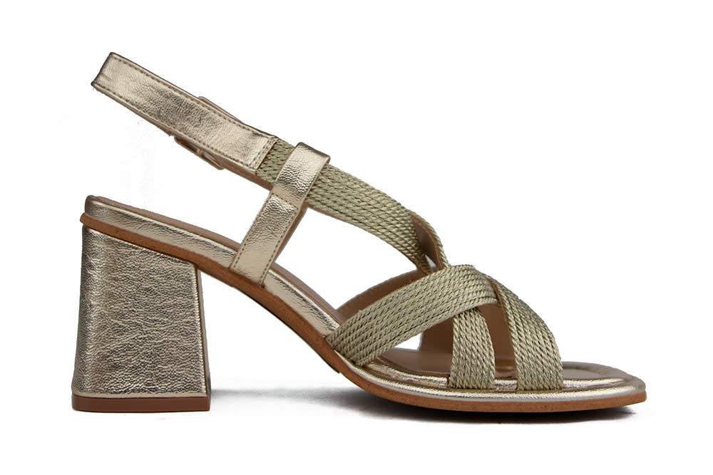 Regarde le Ciel Sandaal Perla String  Antares Gold