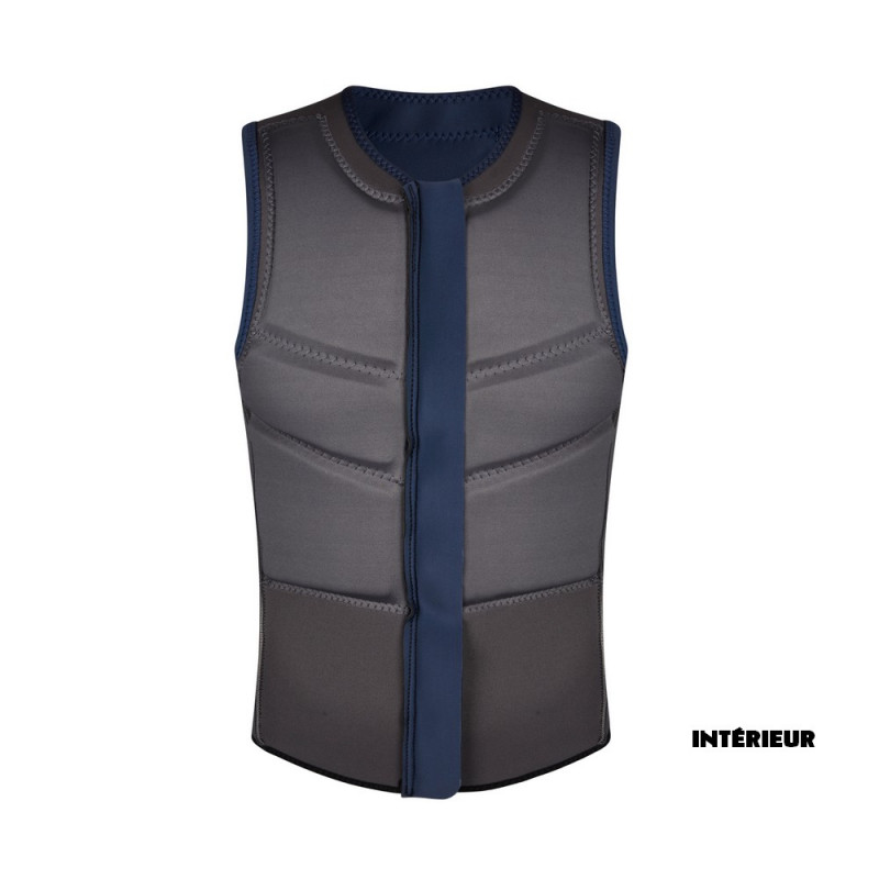 GILET IMPACT MYSTIC STAR KITE FRONTZIP BLEU