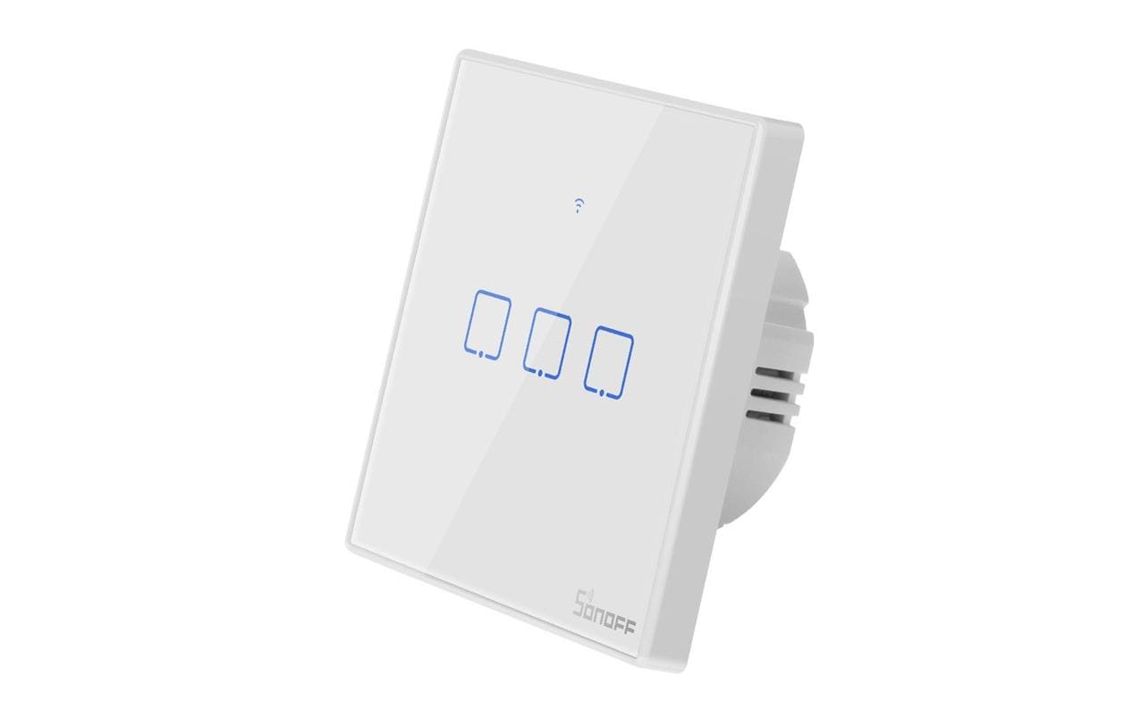 Lichtschalter T2EU3C-TX WiFi-RF, 3-fachIntelligenter 3-gang Wand-Schalter