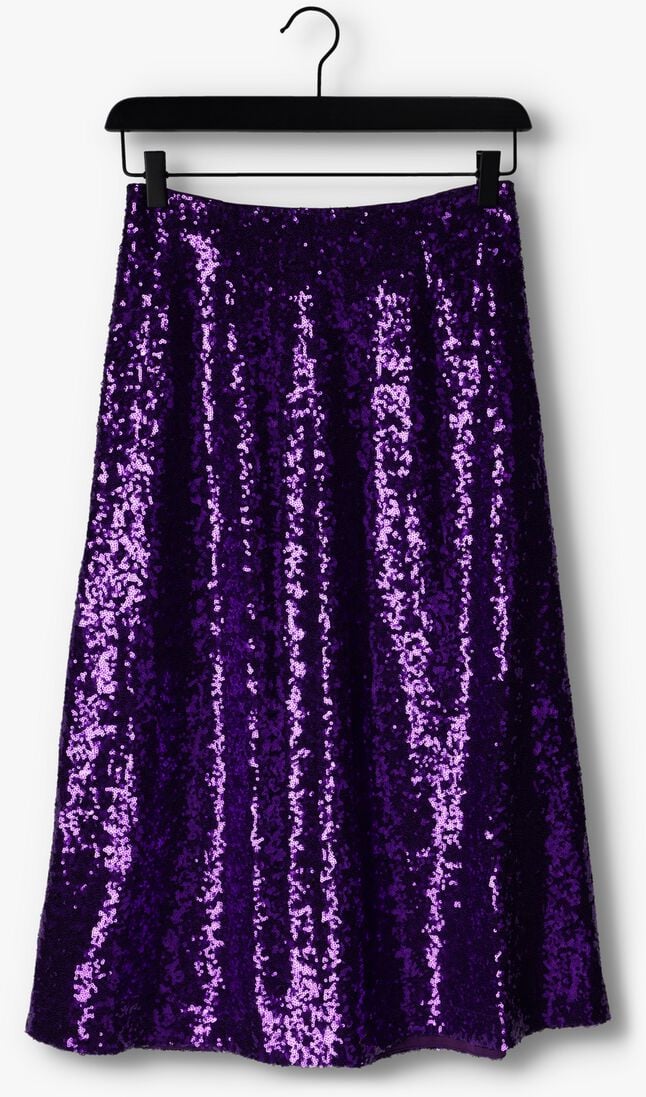 SELECTED FEMME paarse selected femme midirok sola hw midi sequins skirt