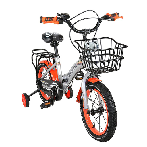 Bicicleta infantil dobrável Airel de 18 polegadas com rodinhas de apoio