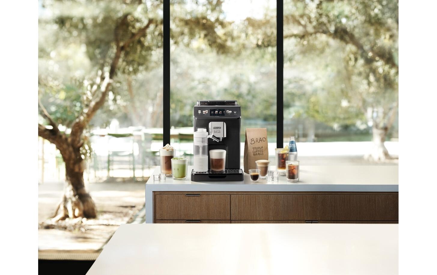 Kaffeevollautomat Eletta Explore ECAM450.65.G Schwarz<br>Kaffeevollautomat mit Cold Brew Funktion