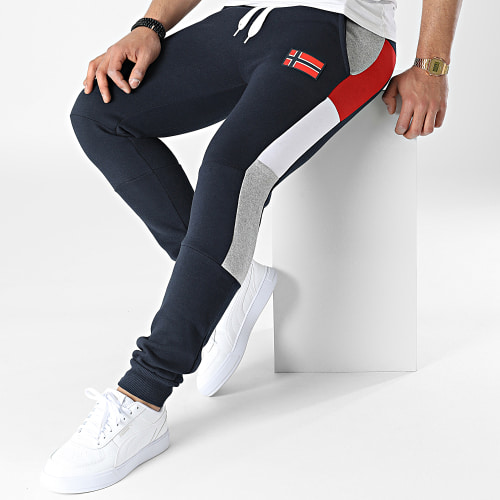 Pantalon Jogging Tricolore Molem Bleu Marine
