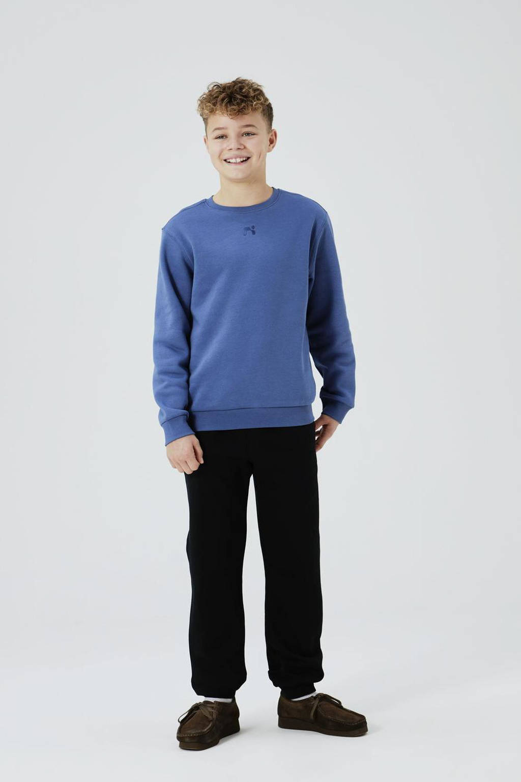 NAME IT sweater NKMOSSY blauw