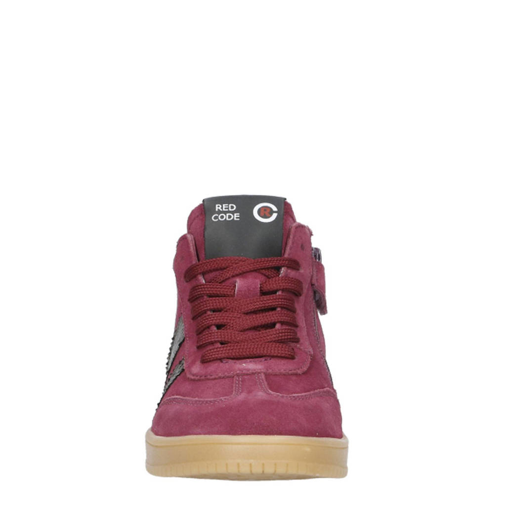 Red Code suède sneakers paars