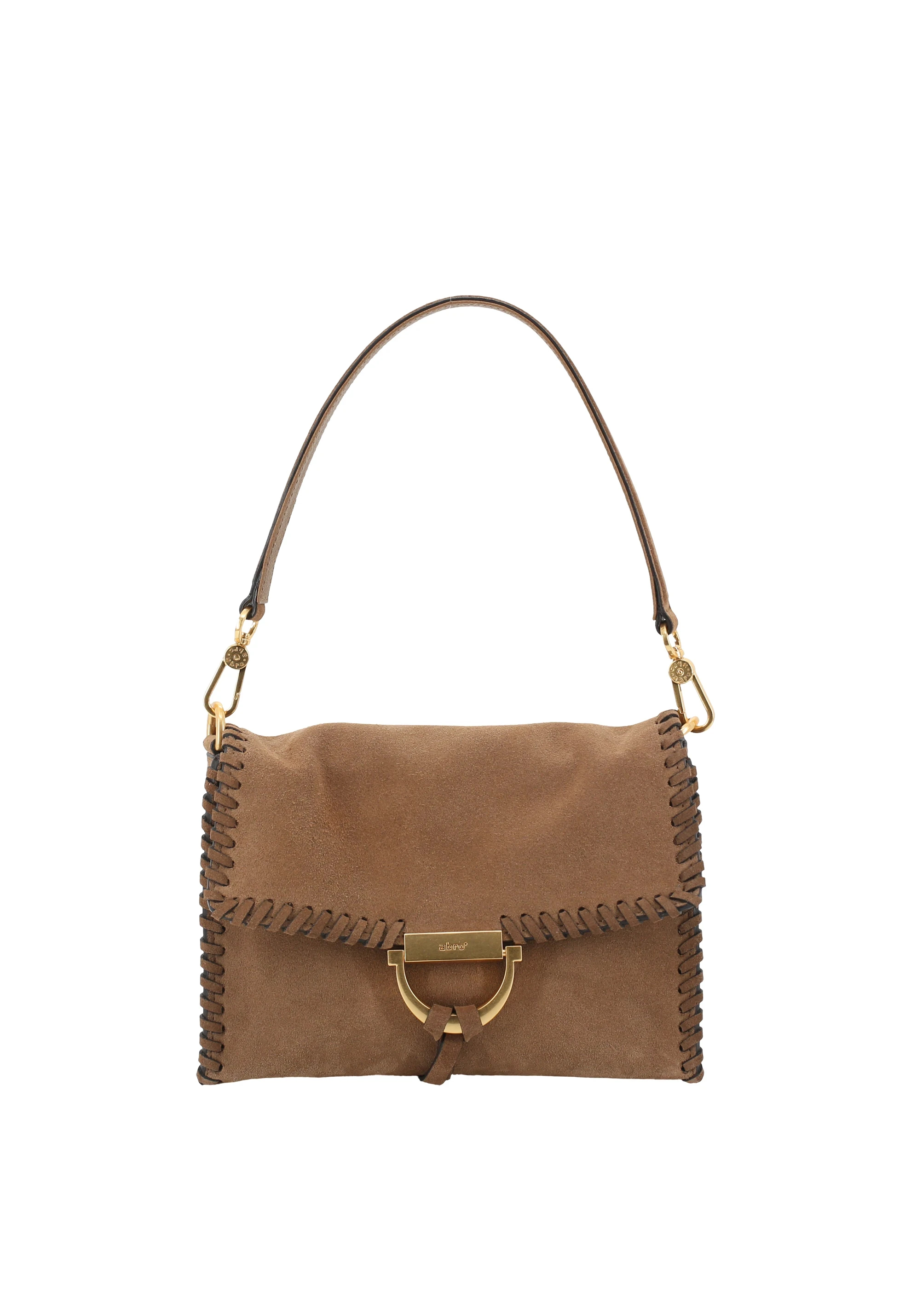 Shoulder bag TEMI STITCH Leather Suede Standard