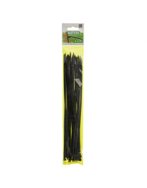 Nature Kabelbinders - Klim-En Geleide Artikel - 0.02x0.48x30 cm Groen 25 stuks