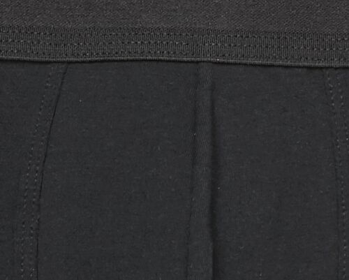 2 boxers homme modèle court coton real lasting noir