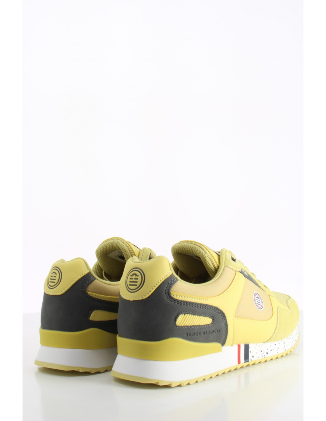 serge blanco Baskets de Ville Homme Chamonix Jaune