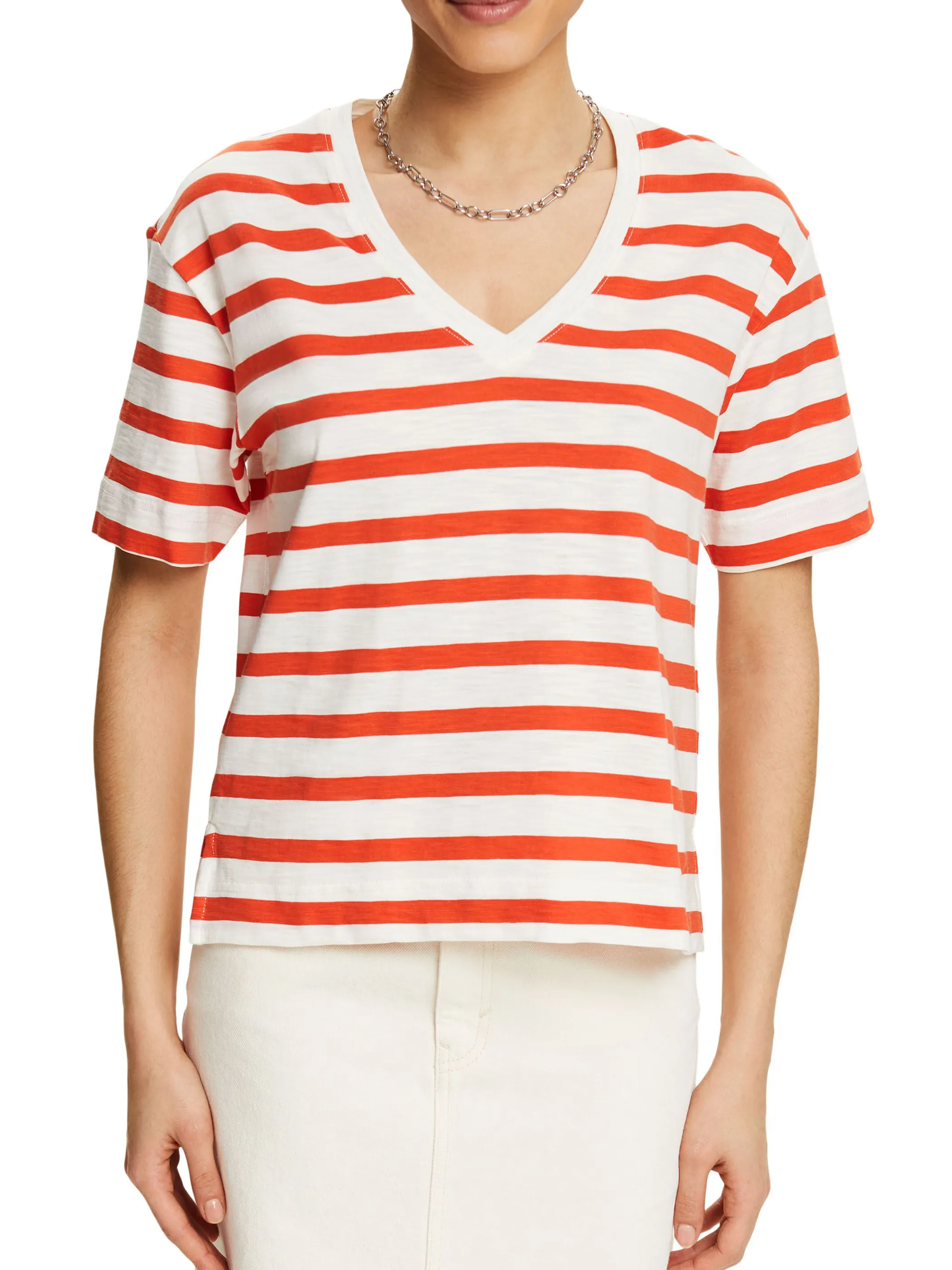 Damen Shirt mit V-Ausschnitt