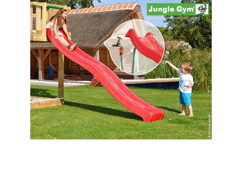 Jungle Gym Rutschebane rød 2,65 m (805-065)