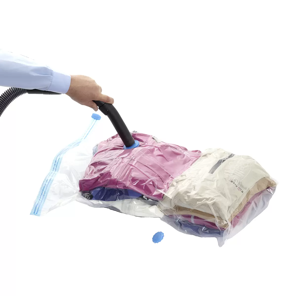 Vakuum Aufbewahrugsbeutel 2er Easy Travel Transparent