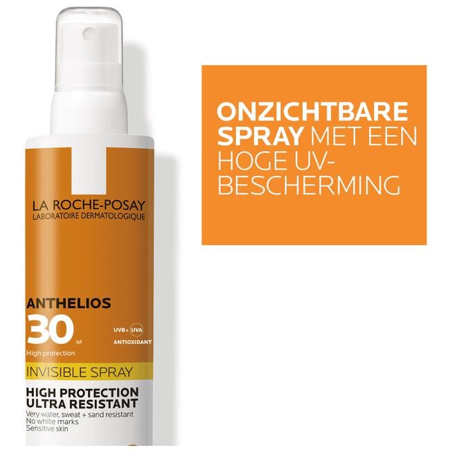 La Roche-Posay Anthelios Onzichtbare Spray SPF30 200 ML