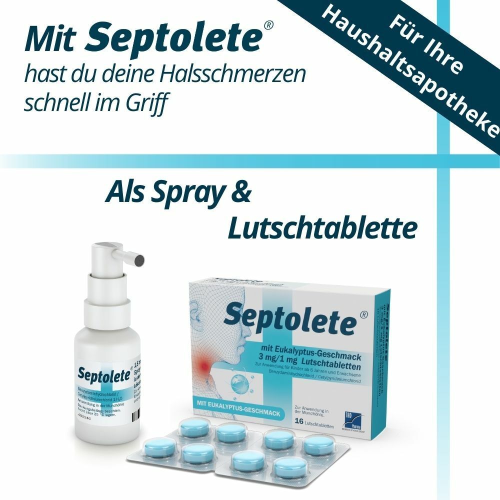 Septolete® 1,5 mg/ml+5 mg/ml Spray