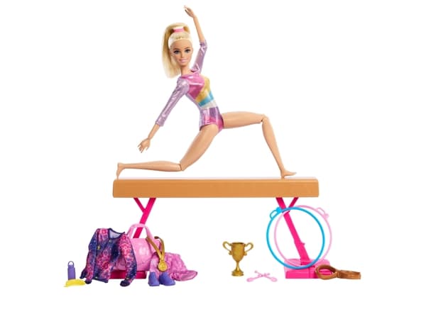 Barbie Gymnastics Playset, Motedukke, Jente, 3 år, Jente, 323,9 mm, Flerfarget