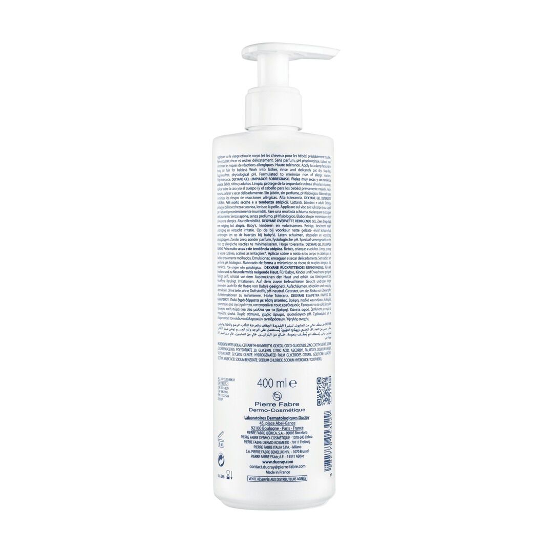 Ducray Dexyane Gel Limpeza 400ML - 400ml