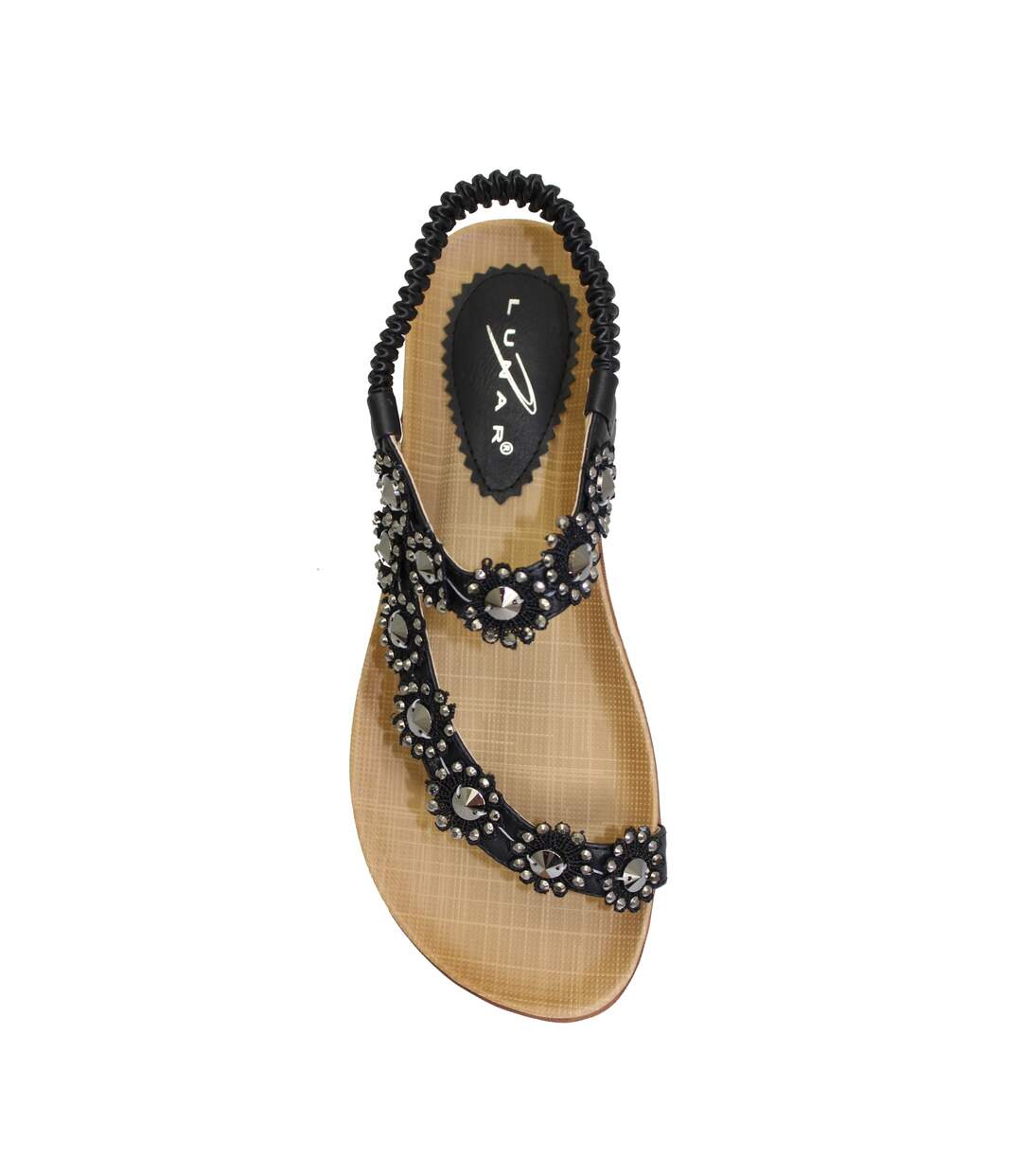 Lunar - Sandales CHARLOTTE - Femme (Noir) - UTGS273
