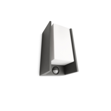 Philips buitenlamp Bridge antraciet met bewegingssensor
