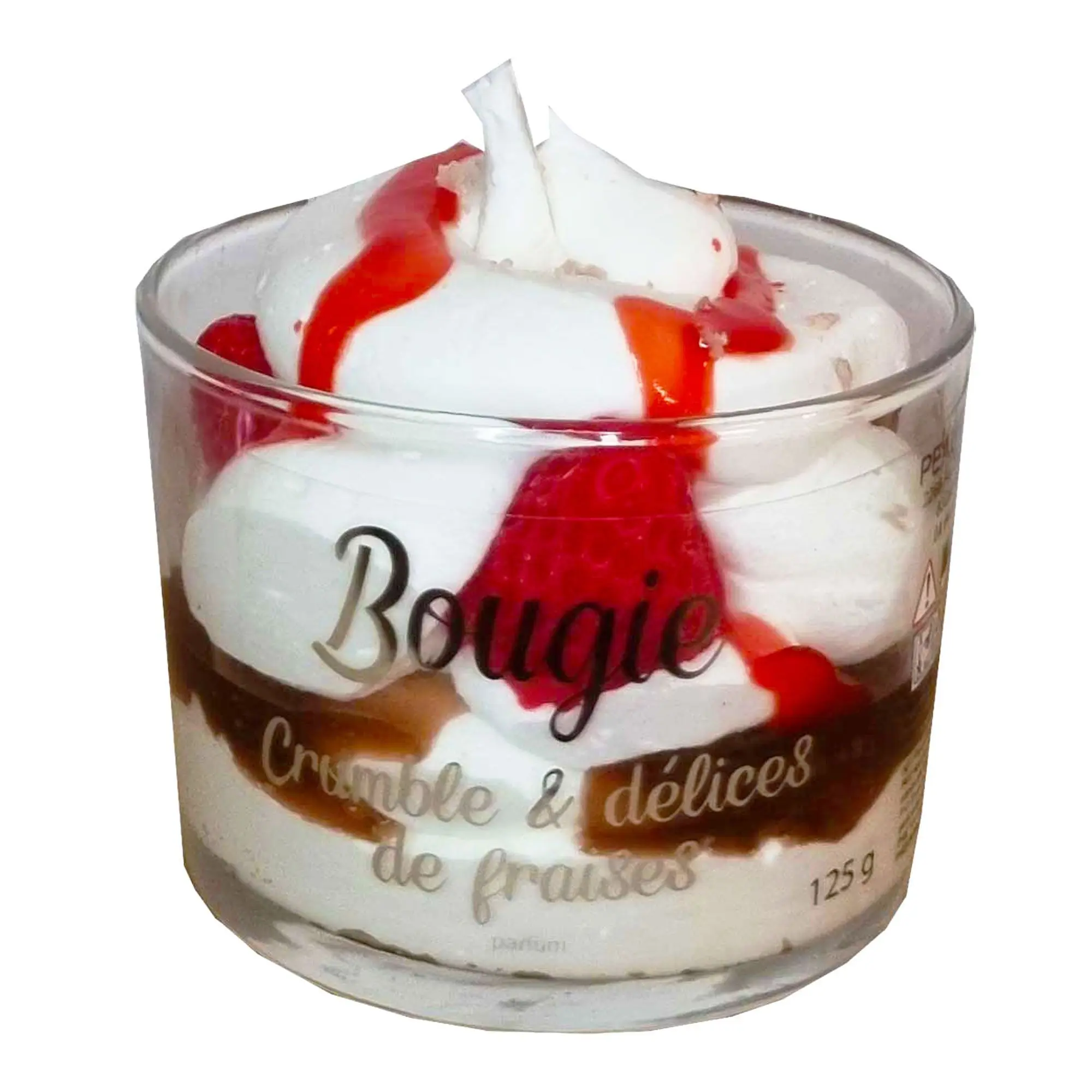 PEAU D'ANE - Crumble & Déclice de Fraises Bougie parfumée- Bougie