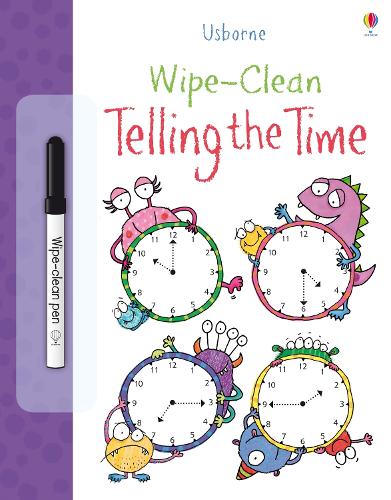 Wipe-clean Telling the Time - Wipe-Clean (Paperback)