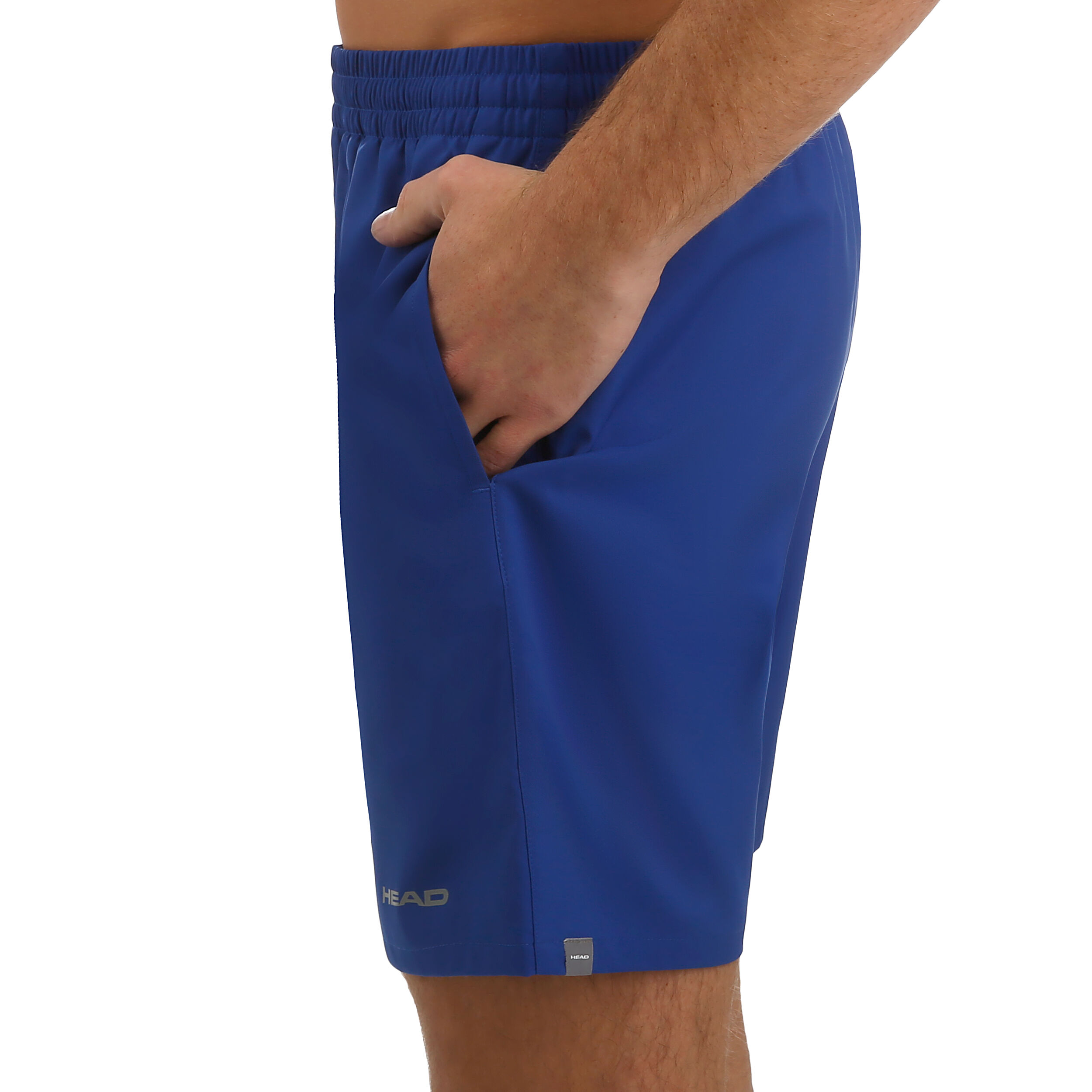 HEAD Club 7in Shorts Hommes - Bleu , Argent