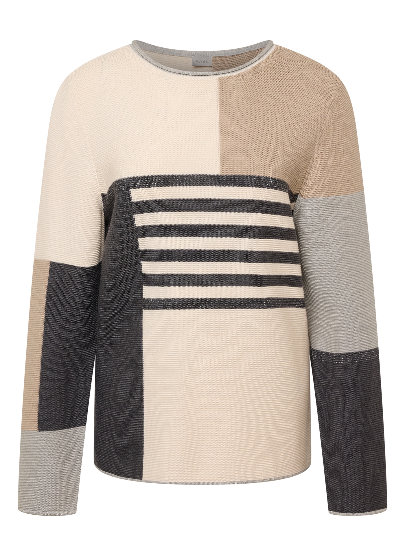 Rabe Strickpullover , im Colorblocking-Look