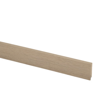 Hoge plint nr 922 12x60mm 240cm PVC