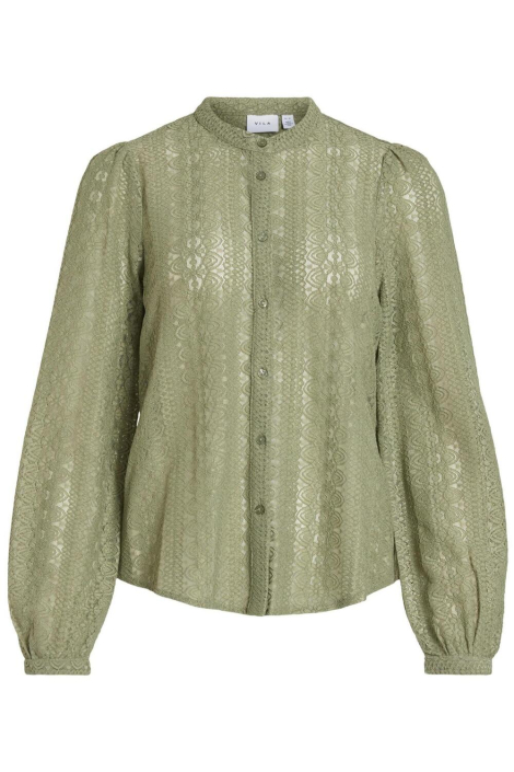 Vila groene dames blouse