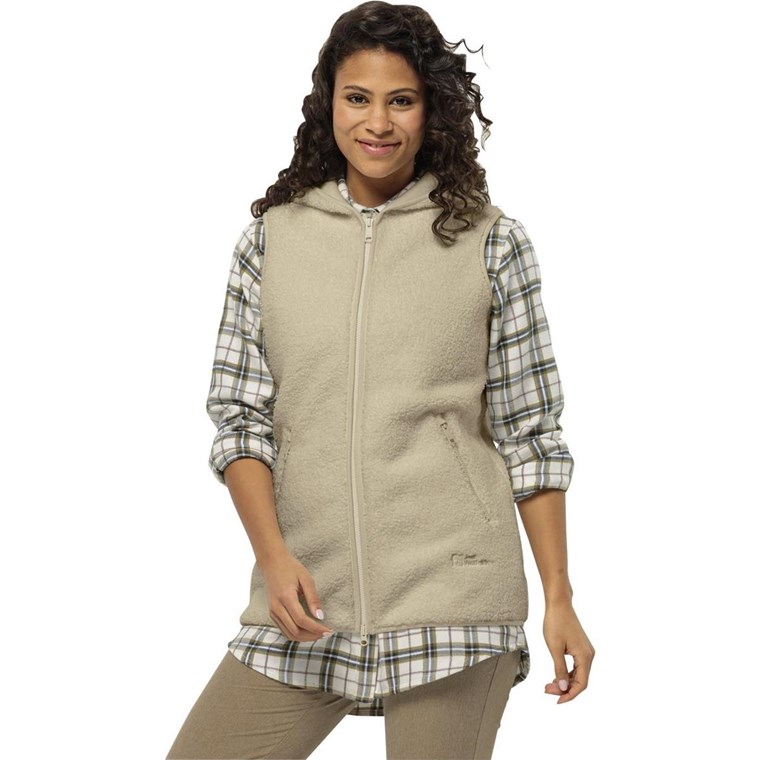 Jack Wolfskin High Curl Long VestW Anis