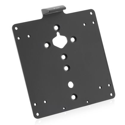 Support de plaque Rizoma 173x173 mm - Noir