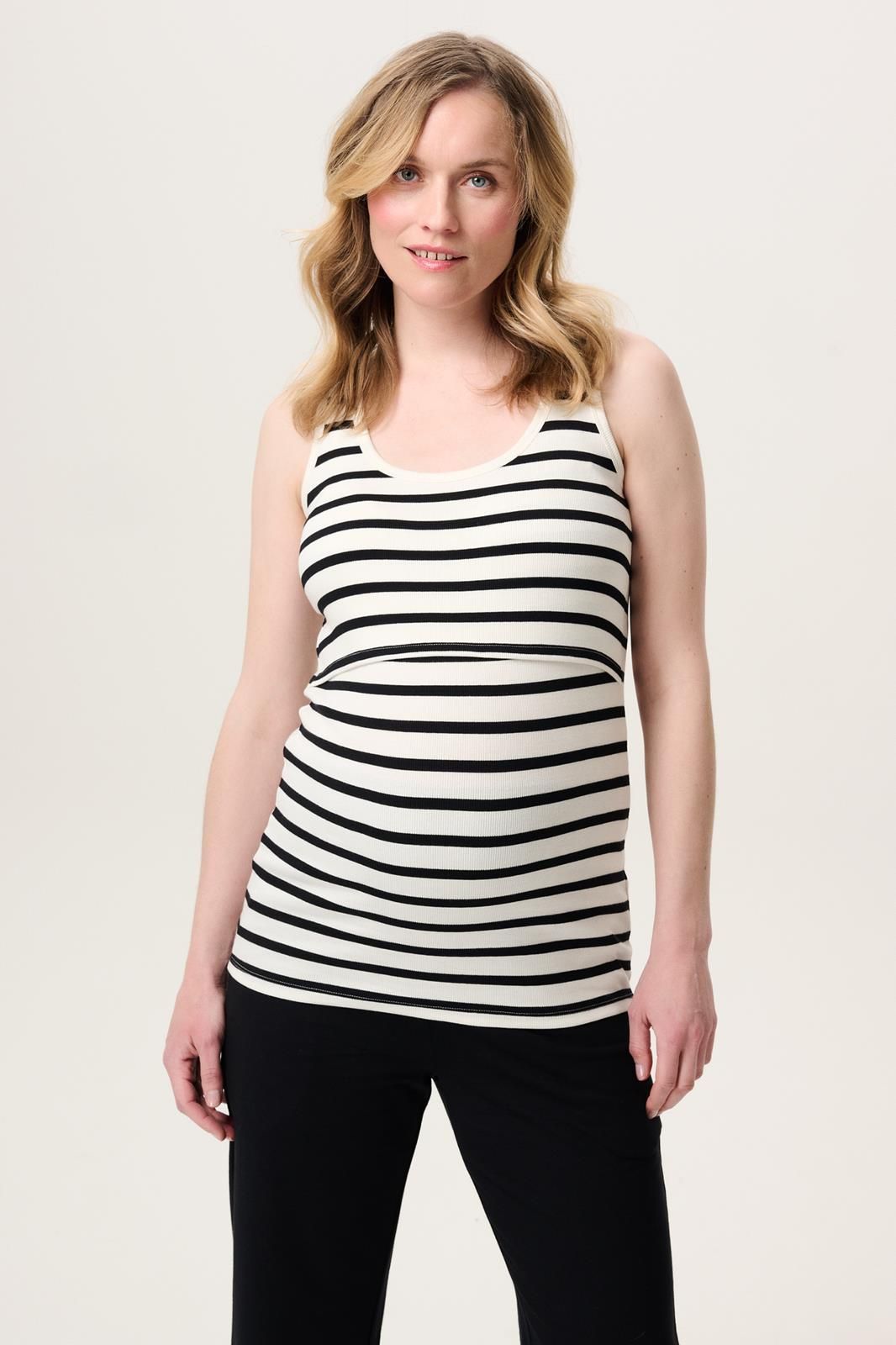 Noppies Maternity Voedingstop Jamee - Cream Stripe