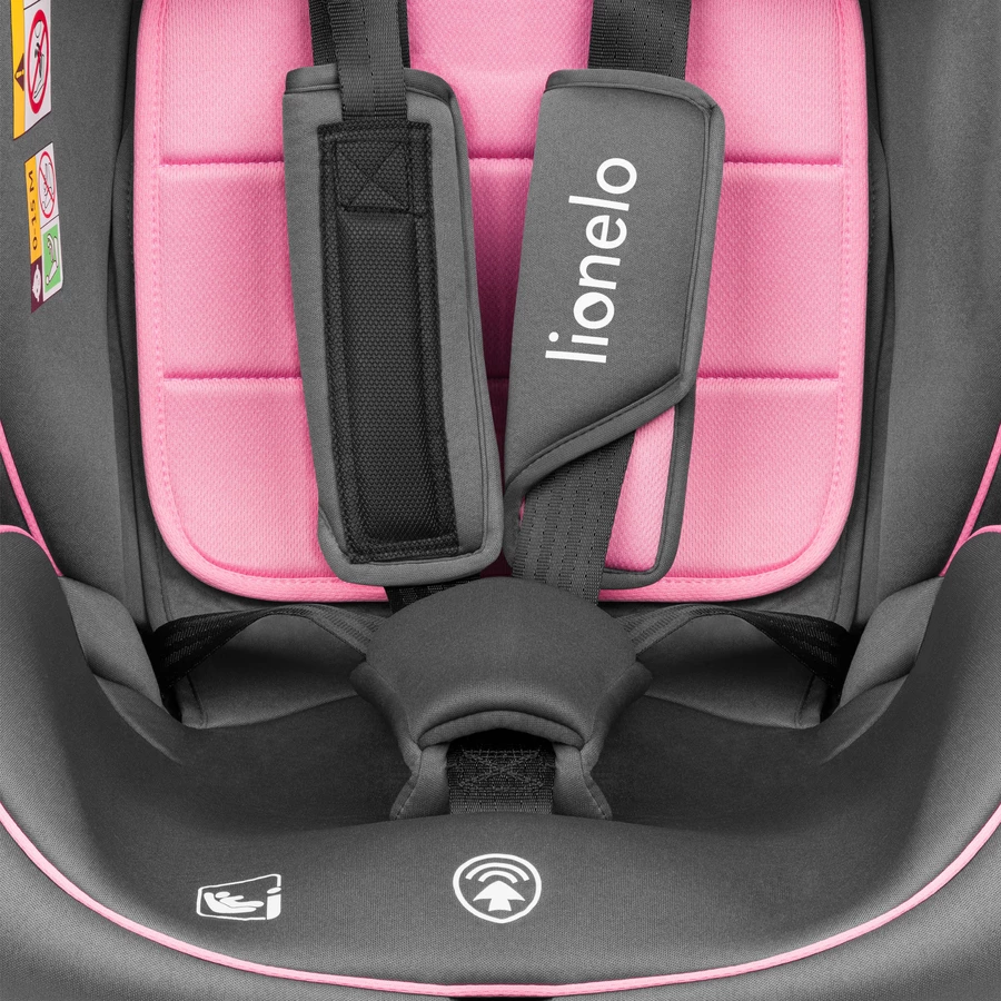 lionelo Kindersitz Bastiaan i-Size Pink Baby