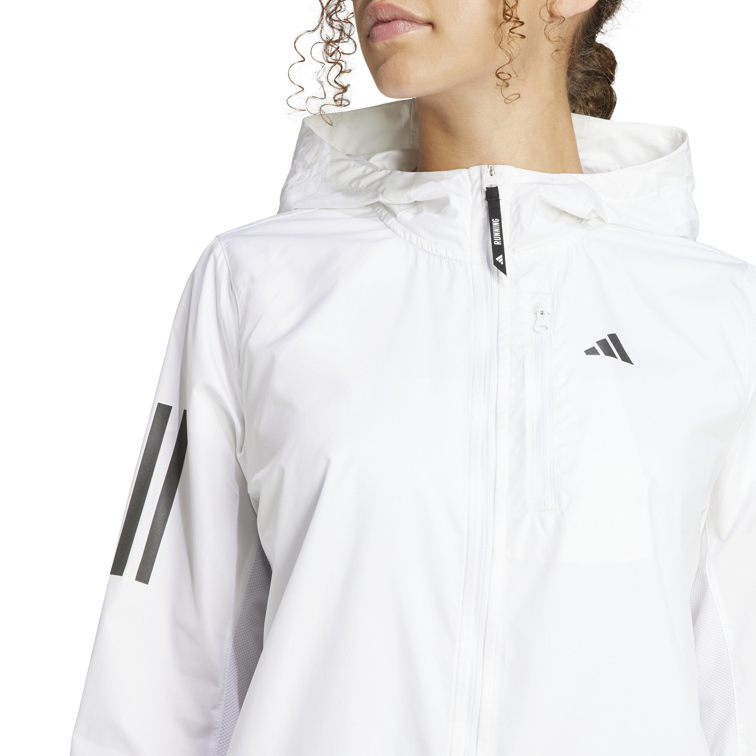 adidas Own The Run B Jacket Veste Running Femmes - Blanc