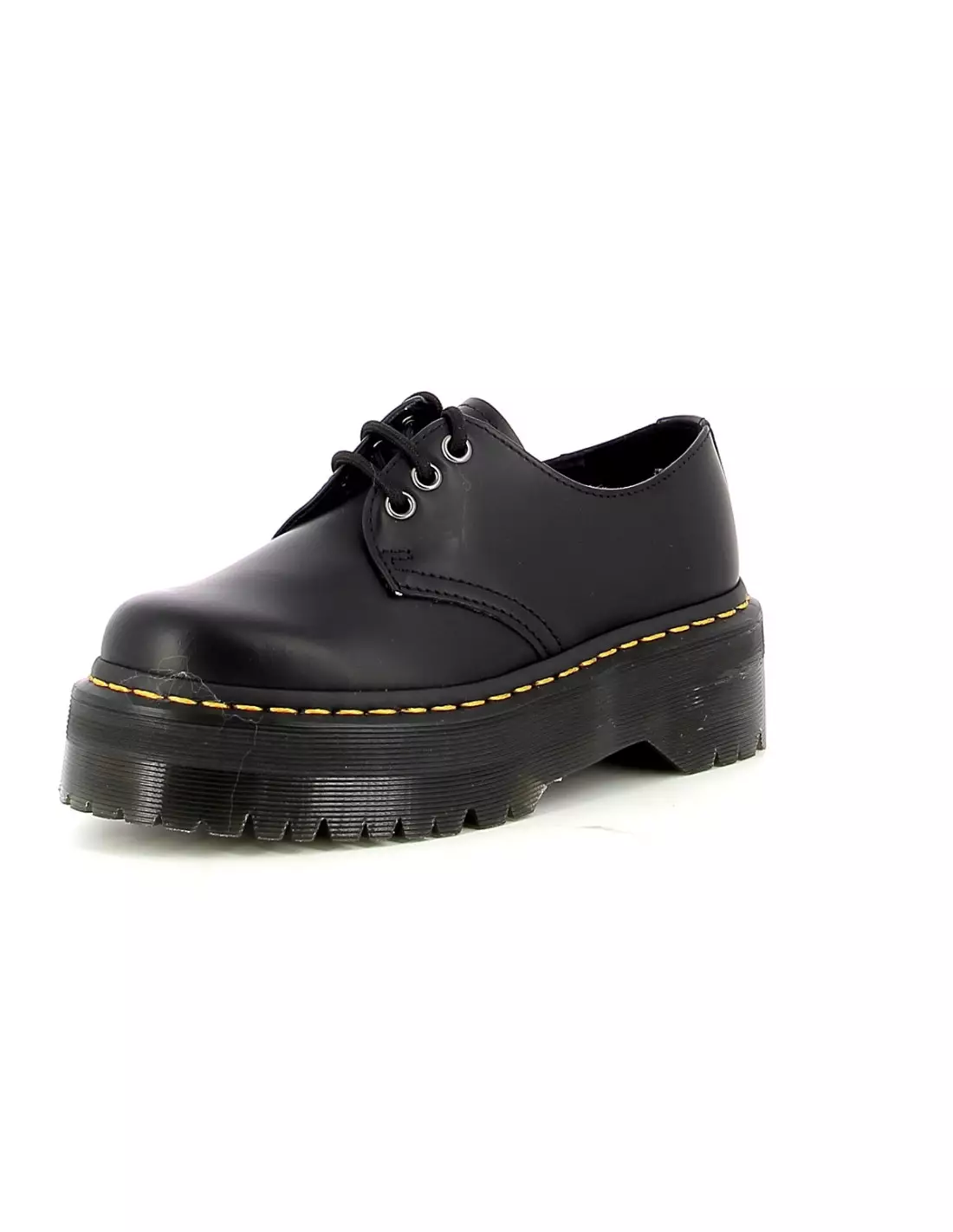 DR MARTENS 1461 QUAD - Derbies, richelieus & trotteurs Blackpolishedsmooth
