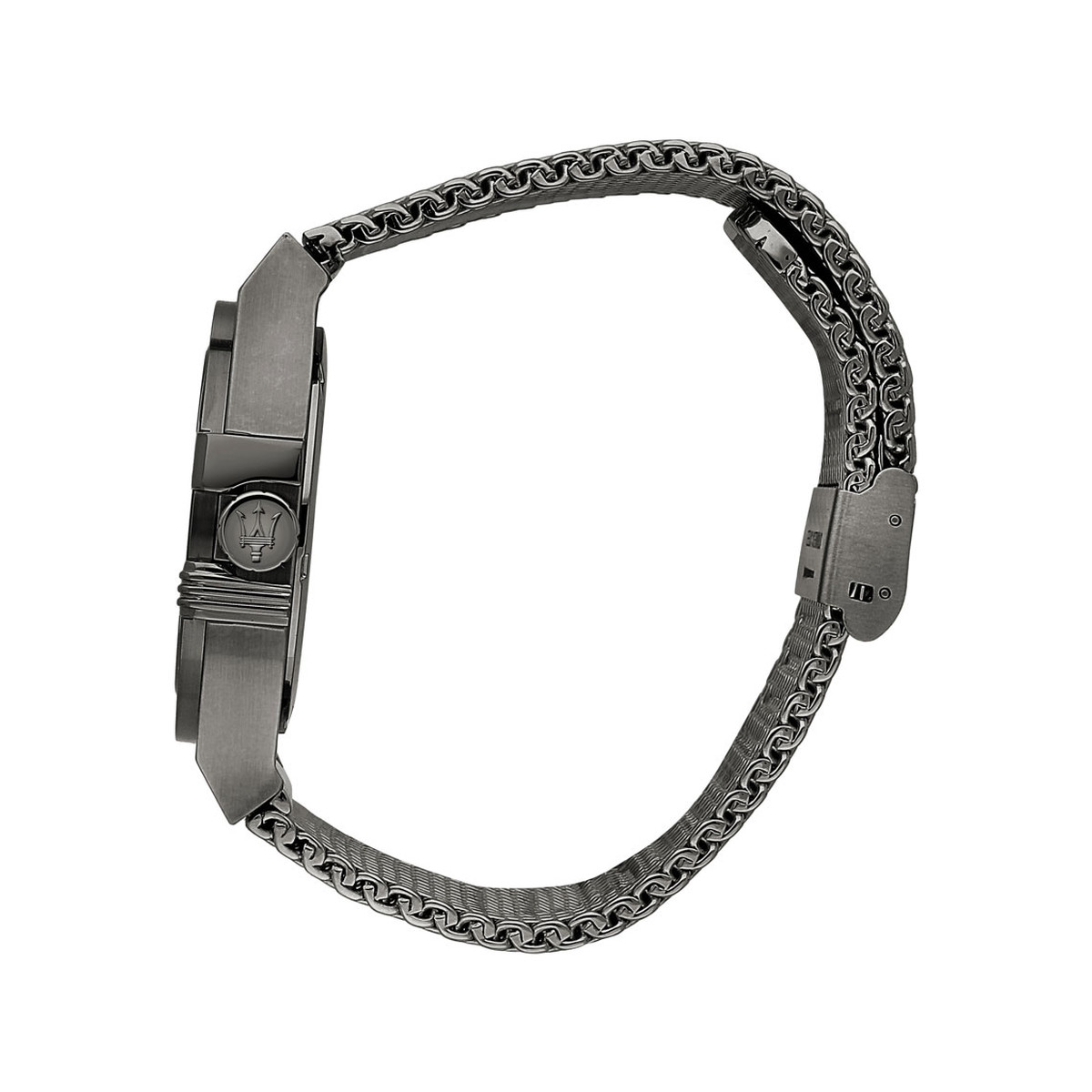 Montre MASERATI homme bracelet acier inoxydable gris foncé