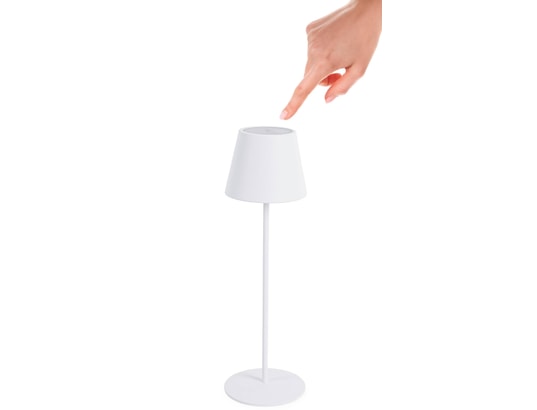 CONCEPT1 - Lampe à poser Etna blanc LED D12 x h38 cm