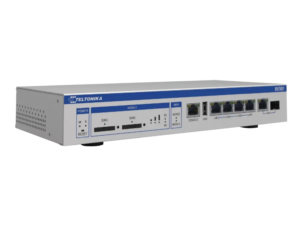 Teltonika RUTXR1 - Trådløs router - WWAN - 4-ports-switch - GigE - 802.11ac - rackmonterbar