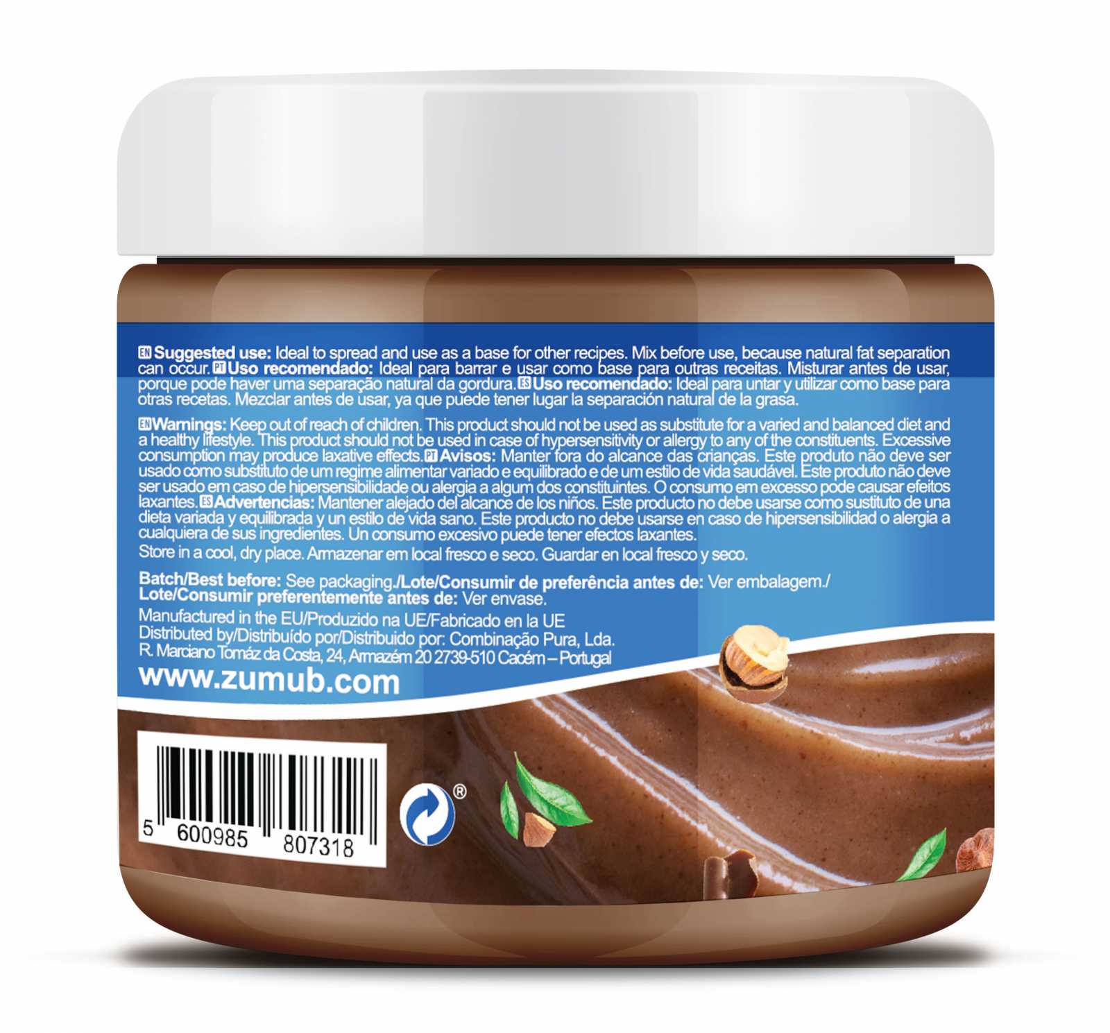 Zumub Chocoprotein 200 gramas