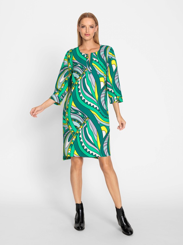 heine Druckkleid »Druck-Kleid« Eingrifftaschen