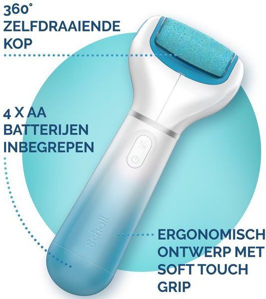 Scholl - Velvet Smooth - Elektrische Voetvijl - Eeltverwijderaar - Draadloos