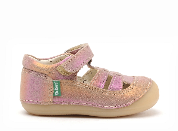 Kickers boots et bottillon bebe sushy fille rose